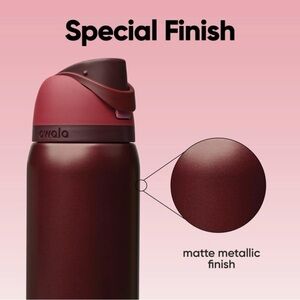 Dark Cherry Owala 32oz free sip